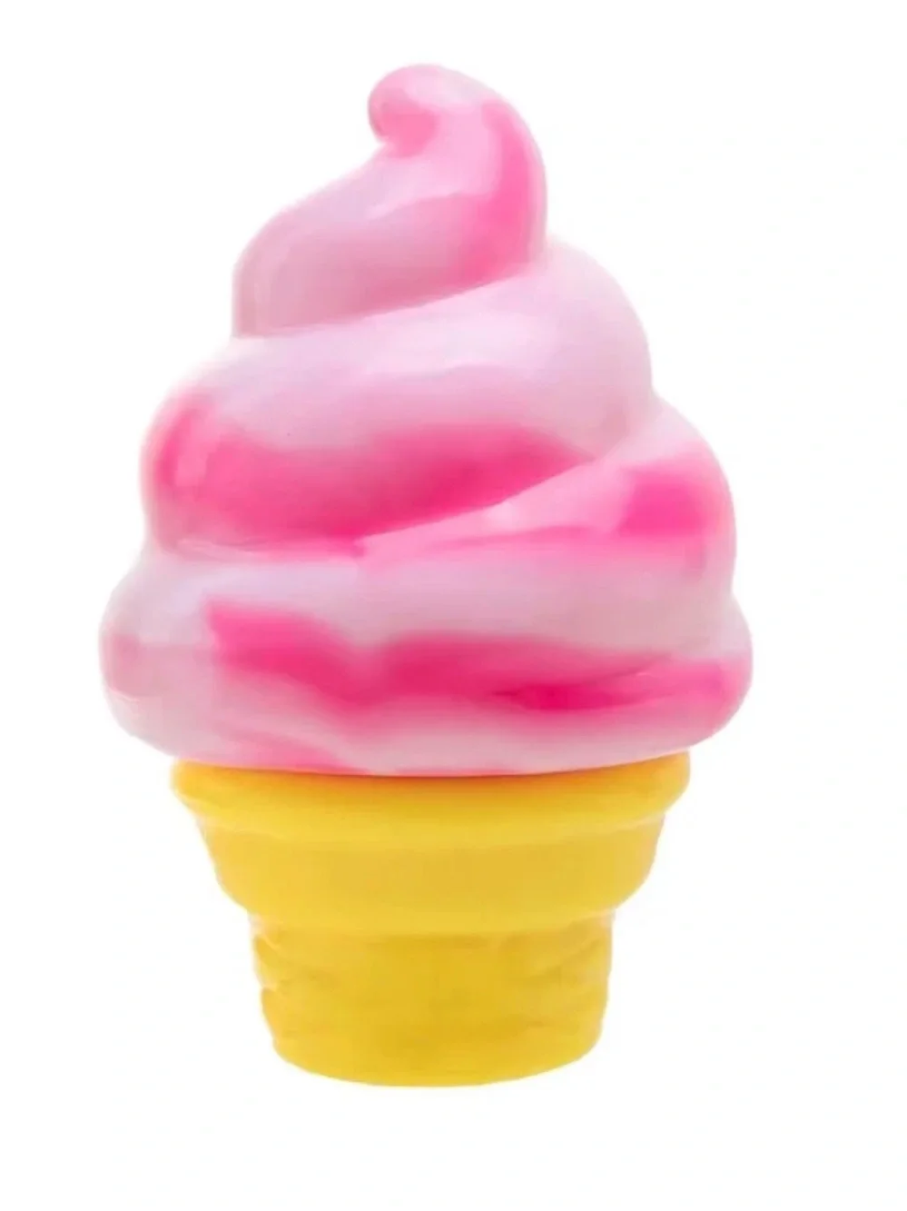 NeeDoh Nice Cream Cone Sensory Squishy Toy - Pink & Yellow